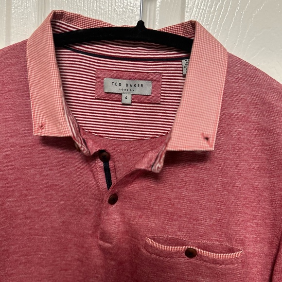 Ted Baker London Men’s Polo Shirt Size 4 UK - Picture 3 of 9